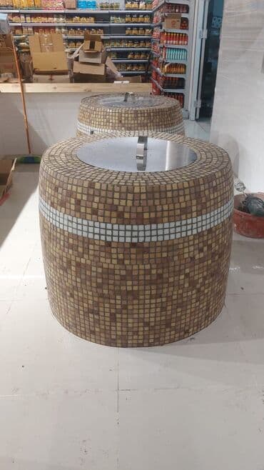 Təndirlər Mozaika ilə örtülmüş, paslanmayan poladdan üst hissəsi lalafo.az -da Təndirlər Mozaika ilə örtülmüş, paslanmayan poladdan üst hissəsi