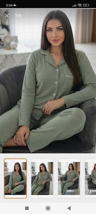 Qadın pijama dəsti - Model: İki hissəli pijama dəsti - Rəng: Açıq at lalafo.az Qadın pijama dəsti - Model: İki hissəli pijama dəsti - Rəng: Açıq