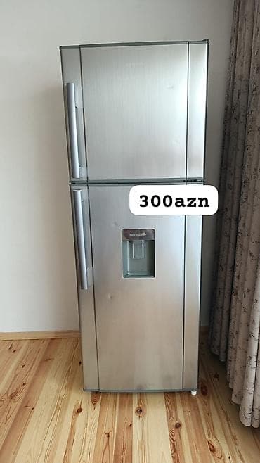 2 двери Haier Холодильник Продажа, цвет - Серебристый, С колесиками at lalafo.az 2 двери Haier Холодильник Продажа, цвет - Серебристый, С колесиками
