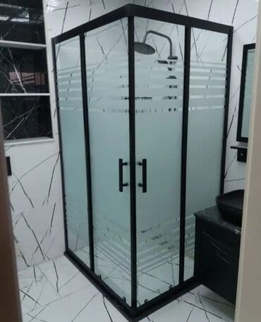 Душевые насадки, лейки: Новый Кабинка с открытым верхом, Угловая, Бесплатная доставка at lalafo.az — 7 Душевые насадки, лейки: Новый Кабинка с открытым верхом, Угловая, Бесплатная доставка — 7