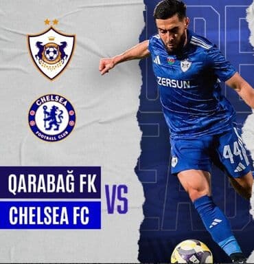 Qarabağ FK – Chelsea FC futbol oyununun afişası. Məhsul/təklifin lalafo.az -da Qarabağ FK – Chelsea FC futbol oyununun afişası. Məhsul/təklifin