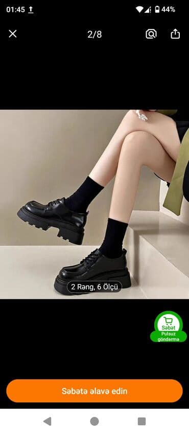 Qadın üçün qalın altlıqlı klassik ayaqqabı ( temudan alınıb ölçü böyük lalafo.az -da Qadın üçün qalın altlıqlı klassik ayaqqabı ( temudan alınıb ölçü böyük