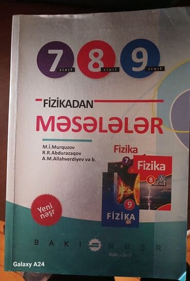 Fizika məsələlər kitabı.7,8 və 9 sinif üçün.Yenidir səliqəli lalafo.az -da Fizika məsələlər kitabı.7,8 və 9 sinif üçün.Yenidir səliqəli