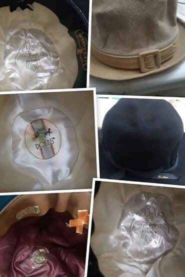 Шляпы Итальянский бренд винтаж,каждая 80 ман цена скидочная lalafo.az -da Шляпы Итальянский бренд винтаж,каждая 80 ман цена скидочная