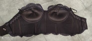 Büstqalterlər: Qara rəngli, dantelli qadın korseti. Bu korset strapless dizayna və lalafo.az -da — 4 Büstqalterlər: Qara rəngli, dantelli qadın korseti. Bu korset strapless dizayna və — 4