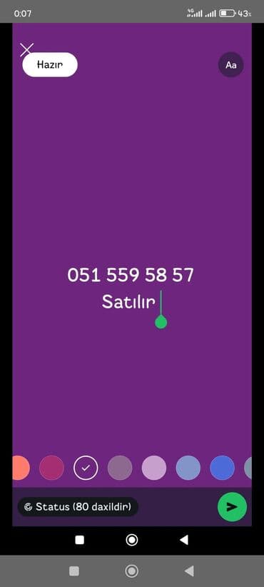 Nömrə satışı - Format: 051 559 58 57 - Operator: 051 (Azercell lalafo.az -da Nömrə satışı - Format: 051 559 58 57 - Operator: 051 (Azercell