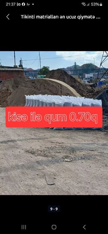 Потолок: Tikinti matrialları ən ucuz qiymətə qum çınqıl şeben qara qum rəquşqa at lalafo.az — 10 Потолок: Tikinti matrialları ən ucuz qiymətə qum çınqıl şeben qara qum rəquşqa — 10