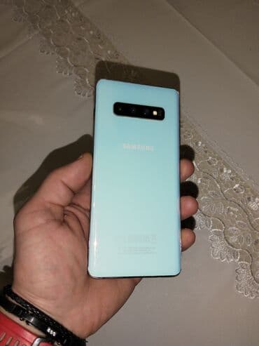 Samsung Galaxy S10 Plus, rəng - Mavi, Qırıq lalafo.az -da Samsung Galaxy S10 Plus, rəng - Mavi, Qırıq