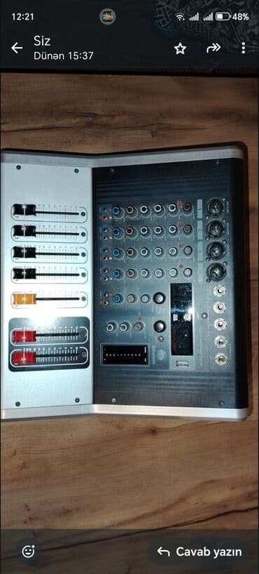 Dynacord KA-6 aktiv mikser/amplifikator + simsiz mikrofon seti - 4 lalafo.az -da Dynacord KA-6 aktiv mikser/amplifikator + simsiz mikrofon seti - 4
