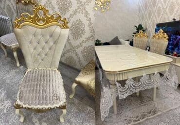 Qonaq otağı üçün, İşlənmiş, Açılan, Kvadrat masa, 6 stul lalafo.az -da Qonaq otağı üçün, İşlənmiş, Açılan, Kvadrat masa, 6 stul