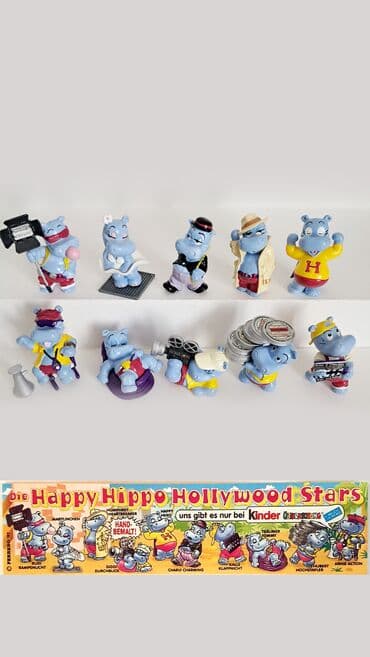 Kinder Happy hippo Hollywood kolleksiyasi Endrim yoxdur qiymet lalafo.az -da Kinder Happy hippo Hollywood kolleksiyasi Endrim yoxdur qiymet