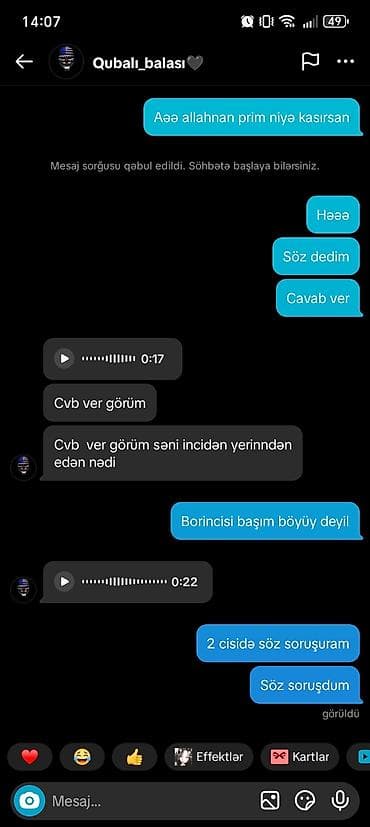 Məhsul: Instagram DM söhbətinin skrinşotu (messenger interfeysi) lalafo.az -da Məhsul: Instagram DM söhbətinin skrinşotu (messenger interfeysi)