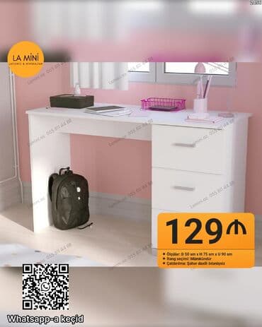 LA MİNİ – Laconic & Minimalism yazı/iş masası - Ölçülər: dərinlik lalafo.az -da LA MİNİ – Laconic & Minimalism yazı/iş masası - Ölçülər: dərinlik