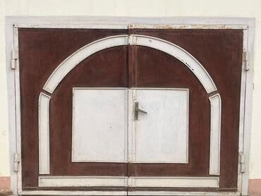 Dəmir Həyət darvazası, Yana açılan, Mexaniki, Qapı ilə, rəng - Qəhvəyi lalafo.az -da Dəmir Həyət darvazası, Yana açılan, Mexaniki, Qapı ilə, rəng - Qəhvəyi