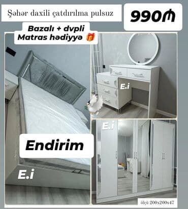 Yataq otağı mebeli yeni dəst lalafo.az -da Yataq otağı mebeli yeni dəst