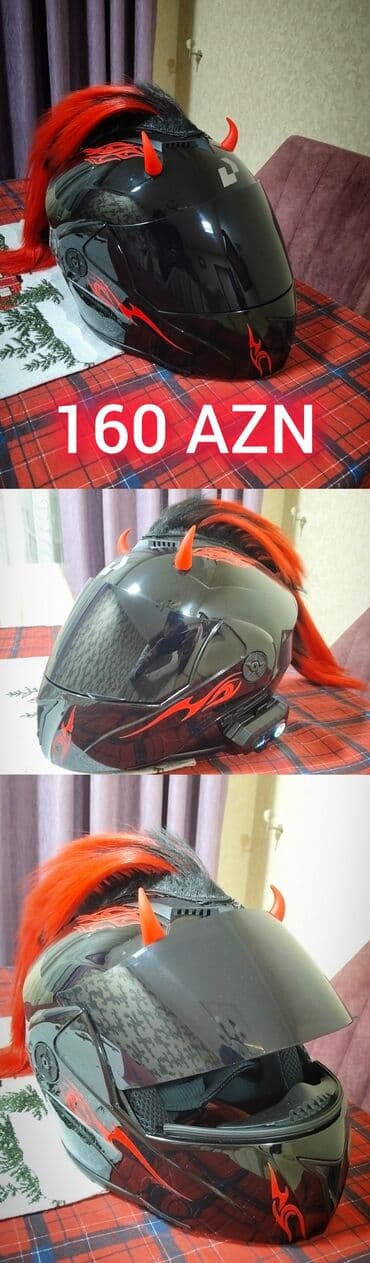 Motosikletçi dəbilqəsi – tam üzlü, qara parlaq korpuslu, alov dizaynlı lalafo.az -da Motosikletçi dəbilqəsi – tam üzlü, qara parlaq korpuslu, alov dizaynlı