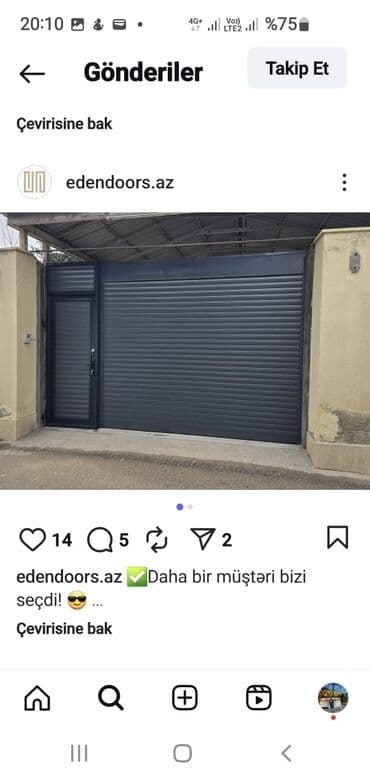 Обои: Двери жалюзи Алюминий at lalafo.az — 4 Обои: Двери жалюзи Алюминий — 4