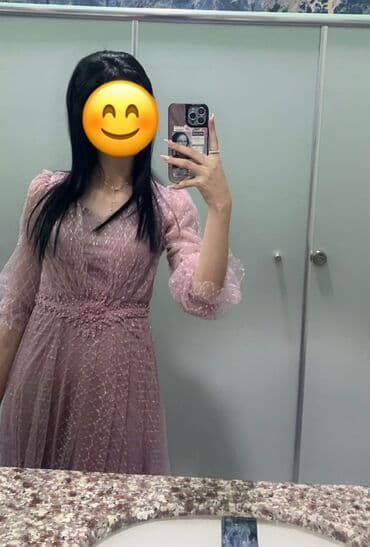 Zərif ziyafət/libas - Rəng: toz-çəhrayı (lilac tonlarında) - Model lalafo.az -da Zərif ziyafət/libas - Rəng: toz-çəhrayı (lilac tonlarında) - Model