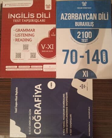Dərs və imtahan hazırlığı üçün kitablar dəsti 1) İngilis dili – Test lalafo.az -da Dərs və imtahan hazırlığı üçün kitablar dəsti 1) İngilis dili – Test