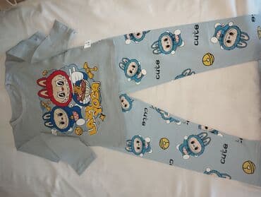 Аниматоры: Uşaq pijama dəsti – 2 parçalı - Rəng: açıq mavi - Üst: uzunqol köynək at lalafo.az — 2 Аниматоры: Uşaq pijama dəsti – 2 parçalı - Rəng: açıq mavi - Üst: uzunqol köynək — 2