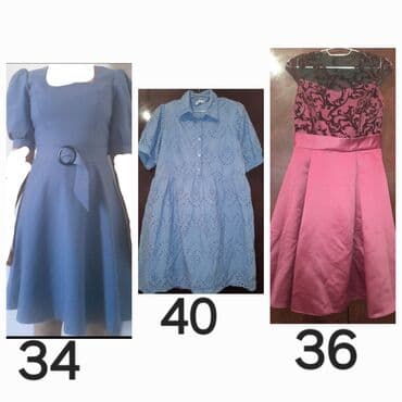 Qadın geyimləri – 3 müxtəlif don 1) Tünd mavi don (ölçü 34) - Kare lalafo.az -da Qadın geyimləri – 3 müxtəlif don 1) Tünd mavi don (ölçü 34) - Kare