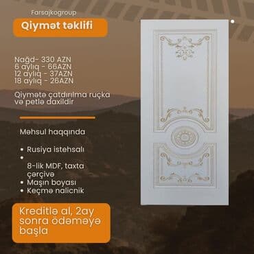 Yeni Otaq qapısı Rayonlara çatdırılma, Pulsuz çatdırılma lalafo.az -da Yeni Otaq qapısı Rayonlara çatdırılma, Pulsuz çatdırılma