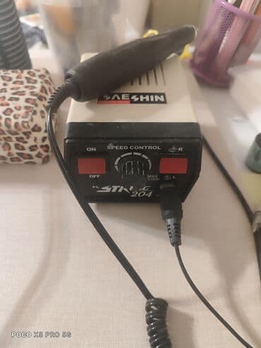 Dırnaq qurutma lampaları: Saeshin STRONG 204 professional dırnaq frezi - Marka/model: Saeshin lalafo.az -da — 1 Dırnaq qurutma lampaları: Saeshin STRONG 204 professional dırnaq frezi - Marka/model: Saeshin — 1