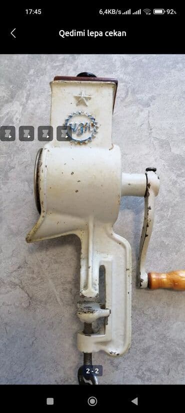 Çömçələr: Diqqət.Qədimi sovet maşını. Bunlara indi tələbat coxalıb. Elektriksiz lalafo.az -da — 2 Çömçələr: Diqqət.Qədimi sovet maşını. Bunlara indi tələbat coxalıb. Elektriksiz — 2