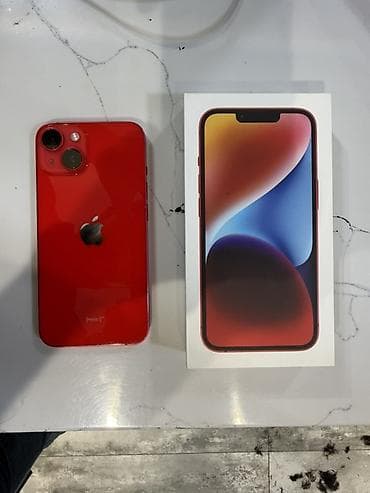 IPhone 14, 128 ГБ, Красный, Face ID at lalafo.az IPhone 14, 128 ГБ, Красный, Face ID