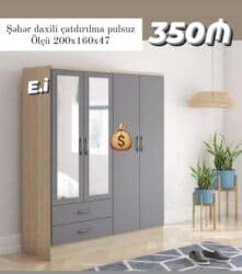 Yeni, Açılan, Düz dolab, Qarderob, paltar dolabı lalafo.az -da Yeni, Açılan, Düz dolab, Qarderob, paltar dolabı