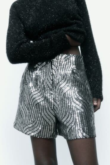 şortlar: Şort, Zara, S, rəng - Gümüşü lalafo.az -da — 1 şortlar: Şort, Zara, S, rəng - Gümüşü — 1