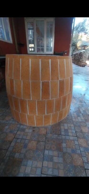 Oda davamli kərpicdən yiqilmis təndir lalafo.az -da Oda davamli kərpicdən yiqilmis təndir