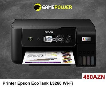 Epson EcoTank L3260 Wi‑Fi printer - Çoxfunksiyalı qurğu: çap, skan lalafo.az -da Epson EcoTank L3260 Wi‑Fi printer - Çoxfunksiyalı qurğu: çap, skan