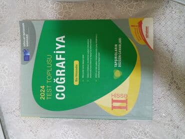 Məhsul: 2024 Coğrafiya Test Toplusu – Hissə II Xüsusiyyətlər: - lalafo.az -da Məhsul: 2024 Coğrafiya Test Toplusu – Hissə II Xüsusiyyətlər: -