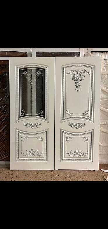 Lesa: Klassik üslubda cüt qapı paneli dəsti - Material: MDF/qapı paneli (ağ lalafo.az -da — 1 Lesa: Klassik üslubda cüt qapı paneli dəsti - Material: MDF/qapı paneli (ağ — 1