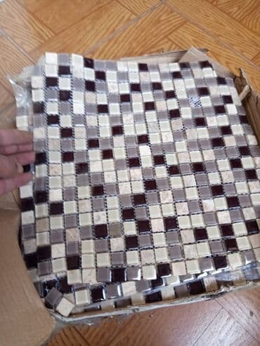 Гранит: Şüşə və daş mozaika kafel panelləri - Material: şüşə və təbii daş at lalafo.az — 1 Гранит: Şüşə və daş mozaika kafel panelləri - Material: şüşə və təbii daş — 1