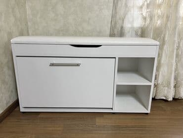 Ağ rəngli çoxfunksiyalı dəhliz ayaqqabılıq-oturacaq. - Yuxarı hissə lalafo.az -da Ağ rəngli çoxfunksiyalı dəhliz ayaqqabılıq-oturacaq. - Yuxarı hissə