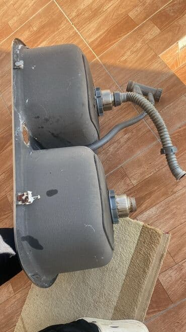 Бачки для унитаза: Б/у Прямоугольная Кухонная мойка, Без шкафа, Нержавейка, Самовывоз at lalafo.az — 1 Бачки для унитаза: Б/у Прямоугольная Кухонная мойка, Без шкафа, Нержавейка, Самовывоз — 1