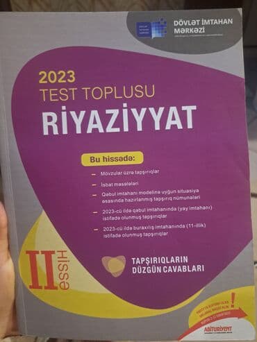 Riyaziyyat 11-ci sinif, 2023 il lalafo.az -da Riyaziyyat 11-ci sinif, 2023 il