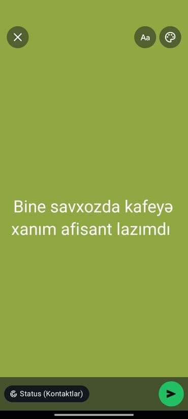 Ofisiant tələb olunur, Kafe lalafo.az -da Ofisiant tələb olunur, Kafe