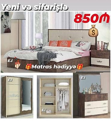 Yataq otağı dəsti rəng seçimi var lalafo.az -da Yataq otağı dəsti rəng seçimi var