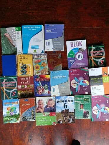 Müxtəlif fənlər üzrə məktəb dərs və test vəsaitləri paketi Tərkib: - lalafo.az -da Müxtəlif fənlər üzrə məktəb dərs və test vəsaitləri paketi Tərkib: -