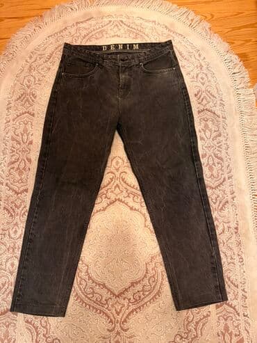 Razmer 34 Qara rəngli kişi denim cins şalvar - Rəng: yuyulmuş/solğun lalafo.az -da Razmer 34 Qara rəngli kişi denim cins şalvar - Rəng: yuyulmuş/solğun