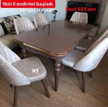 Masa desti yeni qonaq otağı mebeli reng seçimi var lalafo.az -da Masa desti yeni qonaq otağı mebeli reng seçimi var