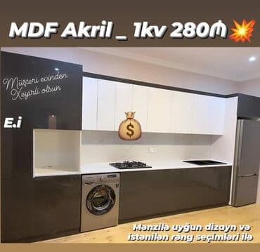 Mətbəx mebeli sifarişlə hazırlanır lalafo.az -da Mətbəx mebeli sifarişlə hazırlanır