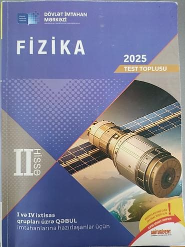 Fizika 2ci hissə test toplusu 2025 lalafo.az -da Fizika 2ci hissə test toplusu 2025