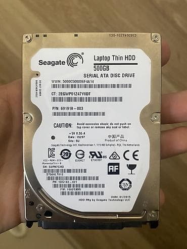 Daxili Sərt disk (HDD) Seagate, 512 GB, 2.5", İşlənmiş lalafo.az -da — 1 Daxili Sərt disk (HDD) Seagate, 512 GB, 2.5", İşlənmiş — 1