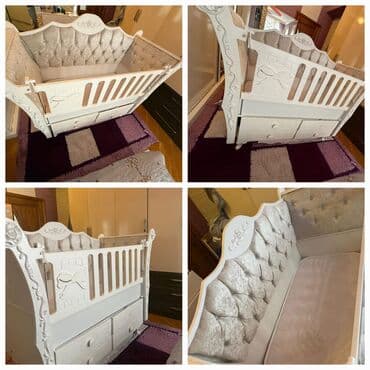 Oğlan və qız üçün, Dördbucaq, Beşik, Dəst ilə, Matras ilə, Yellənmə mexanizmsiz lalafo.az -da Oğlan və qız üçün, Dördbucaq, Beşik, Dəst ilə, Matras ilə, Yellənmə mexanizmsiz