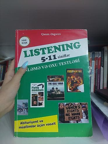 Məhsul: “Listening 5–11 siniflər – Dinləmə və Oxu Testləri” Müəllif at lalafo.az Məhsul: “Listening 5–11 siniflər – Dinləmə və Oxu Testləri” Müəllif
