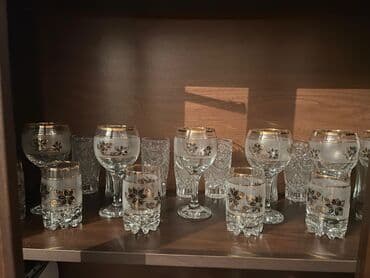 Qədəhlər, rəng - Qızılı, Şüşə lalafo.az -da Qədəhlər, rəng - Qızılı, Şüşə